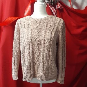 J.Jill knitted Brown sweater,  size is Med P
